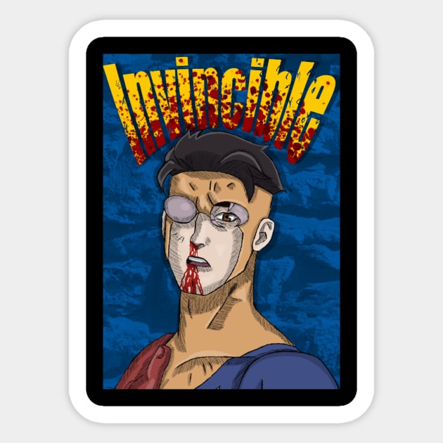 Invincible Sticker by Colts